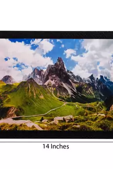 Mountains View Matt Textured UV Art Painting
