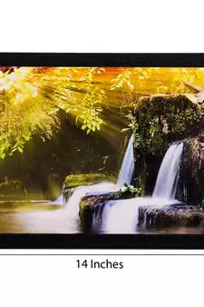 Waterfall View Matt Textured UV Art Painting