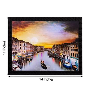 Coloful River View Matt Textured UV Art Painting 2