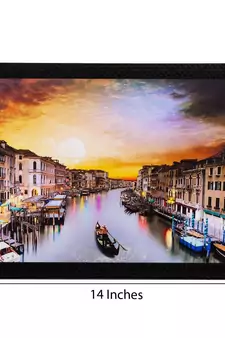 Coloful River View Matt Textured UV Art Painting