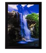 Waterfall View Matt Textured UV Art Painting