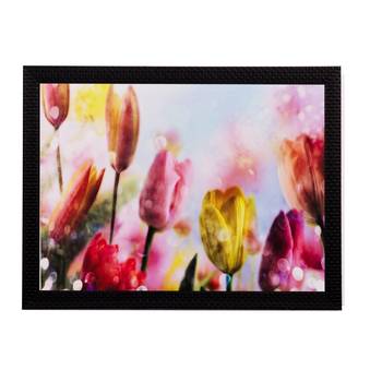 Colorful Floral Matt Textured UV Art Painting 1