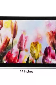 Colorful Floral Matt Textured UV Art Painting