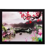 Scenary View Matt Textured UV Art Painting