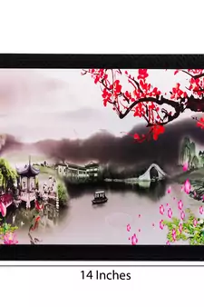Scenary View Matt Textured UV Art Painting