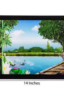 Scenary View Matt Textured UV Art Painting