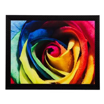 Colorful Floral View Matt Textured UV Art Painting 1