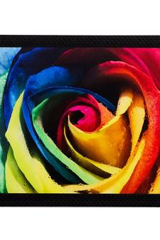 Colorful Floral View Matt Textured UV Art Painting