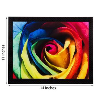 Colorful Floral View Matt Textured UV Art Painting 2