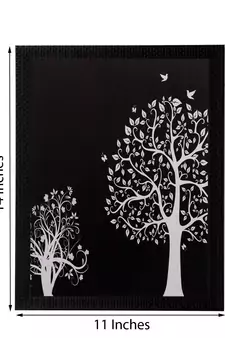 Abstract Tree View Matt Textured UV Art Painting