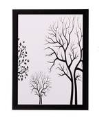 Abstract Tree View Matt Textured UV Art Painting