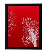 Abstract Tree View Matt Textured UV Art Painting