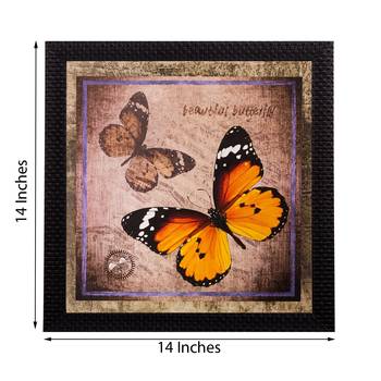 Beautiful Colored Butterfly Matt Textured UV Art Painting 2