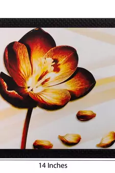 Floral Matt Textured UV Art Painting