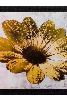 Floral Matt Textured UV Art Painting