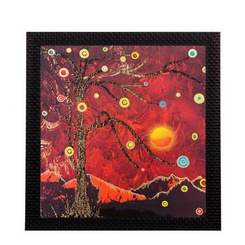 Sparkling Tree Balls Matt Textured UV Art Painting 1
