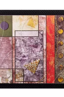 Abstract Matt Textured UV Art Painting