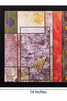 Abstract Matt Textured UV Art Painting