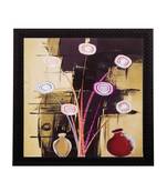 Floral Matt Textured UV Art Painting