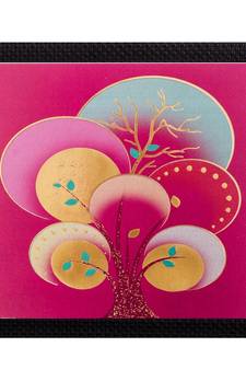Floral Matt Textured UV Art Painting