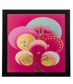 Floral Matt Textured UV Art Painting