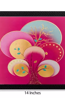 Floral Matt Textured UV Art Painting
