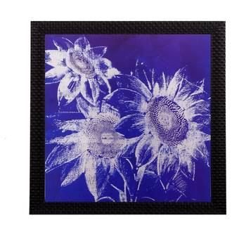 Abstract Sunflower Matt Textured UV Art Painting 1