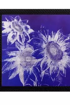 Abstract Sunflower Matt Textured UV Art Painting
