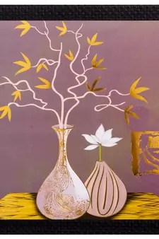 Botanical Matt Textured UV Art Painting