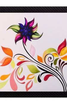 Colorful Leaves Matt Textured UV Art Painting