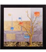 Abstract Tree Matt Textured UV Art Painting