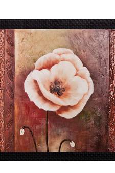 Floral Matt Textured UV Art Painting