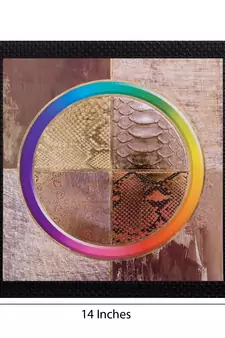 Abstract Matt Textured UV Art Painting