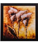 Floral Matt Textured UV Art Painting