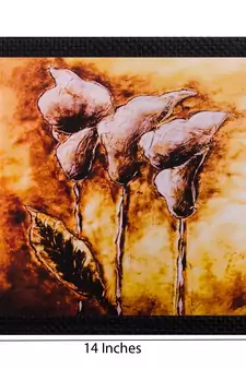 Floral Matt Textured UV Art Painting