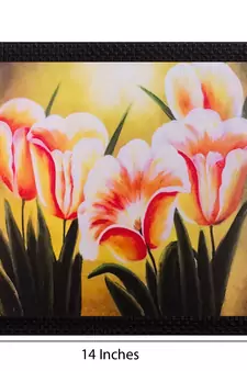 Floral Matt Textured UV Art Painting