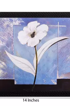 Floral Matt Textured UV Art Painting