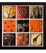 Abstract Matt Textured UV Art Painting