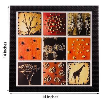 Abstract Matt Textured UV Art Painting 2