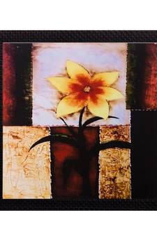 Floral Matt Textured UV Art Painting