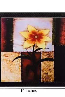 Floral Matt Textured UV Art Painting