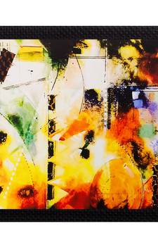 Abstract Matt Textured UV Art Painting