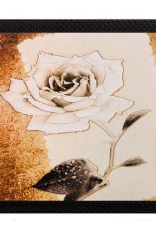 Floral Matt Textured UV Art Painting
