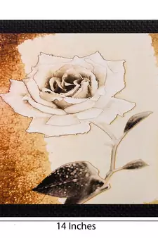 Floral Matt Textured UV Art Painting