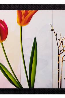 Floral Matt Textured UV Art Painting