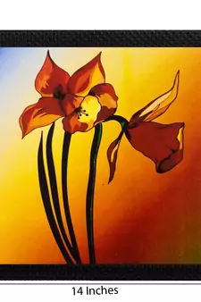 Floral Matt Textured UV Art Painting