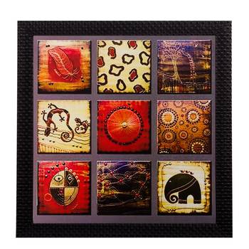 Abstract Matt Textured UV Art Painting 1