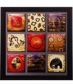 Abstract Matt Textured UV Art Painting