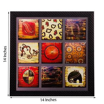 Abstract Matt Textured UV Art Painting 2