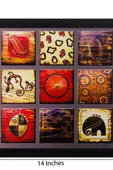 Abstract Matt Textured UV Art Painting